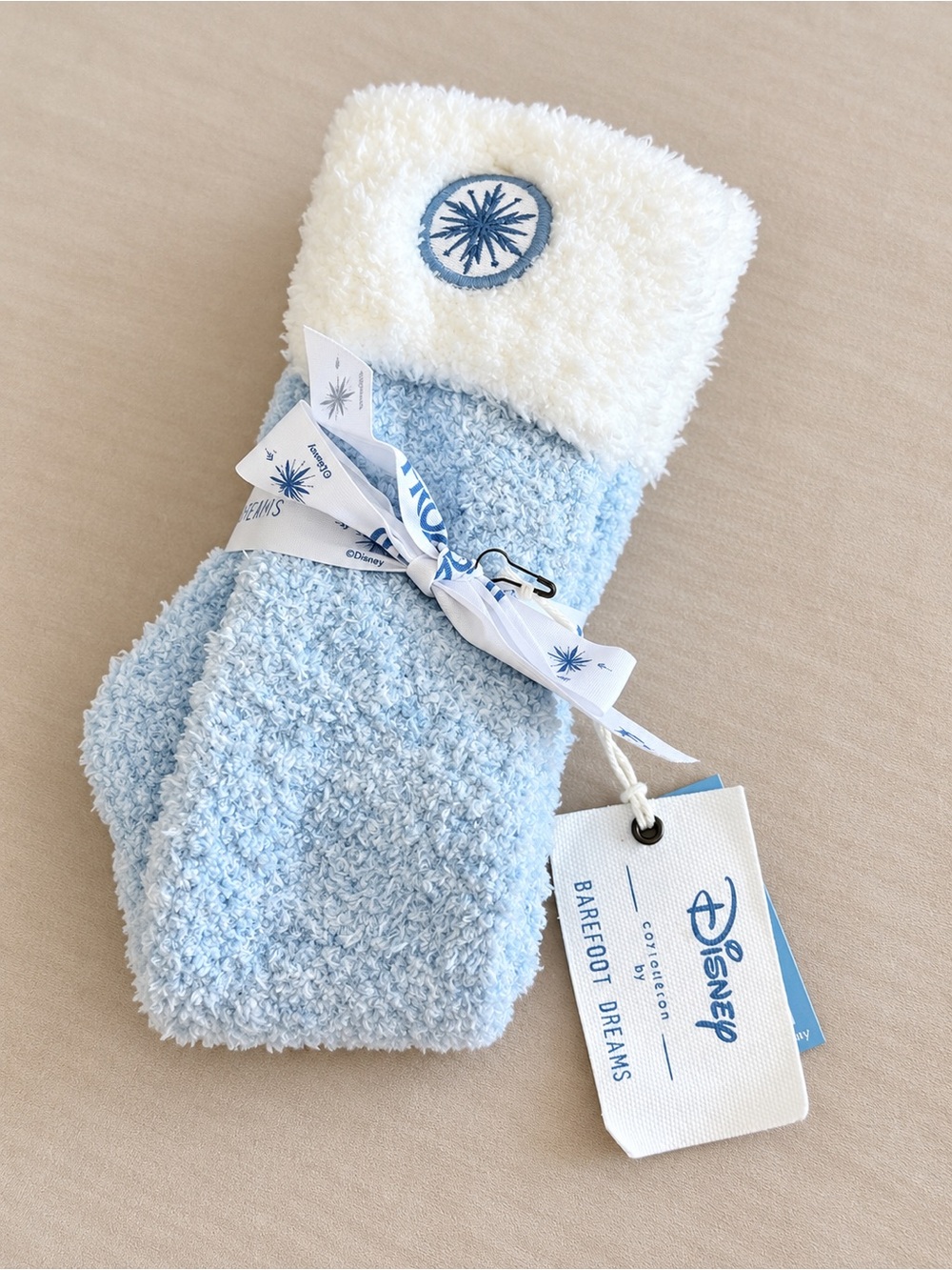 *NWT Barefoot Dreams x Disney Frozen II CozyChic Socks Blue